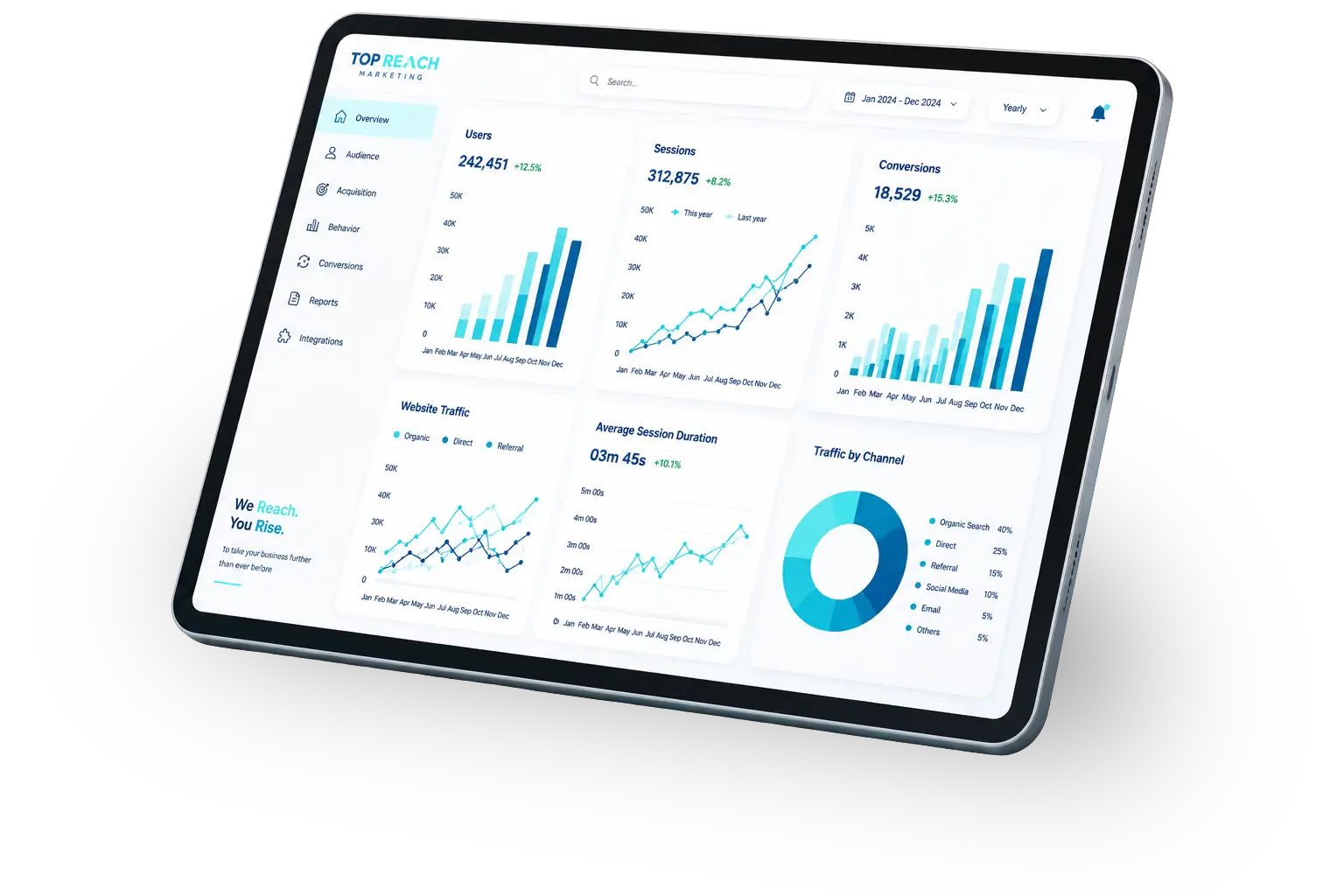 Top Reach Marketing Analytics Dashboard